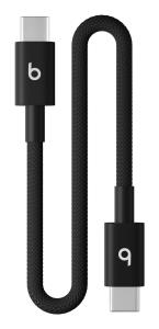 Beats USB-c To USB-c Woven Short Cable 20cm - Bolt Black