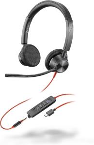 Headset Blackwire 3325-m - Stereo - USB-c / 3.5mm - USB-C/A Adapter