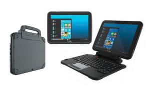 Et85 Rugged Tablet Black - 12in - i5-1130g7 - 16GB Ram - 512GB SSD - Win10 Pro Pta With Dual Wwan Gps F/r