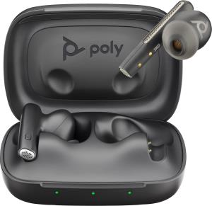 Voyager Free 60 Bluetooth Wireless Earbuds - Basic Charge Case - USB-c/a - Black