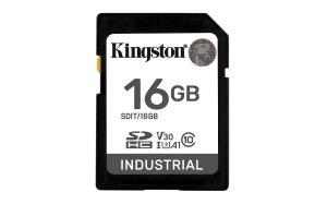 Sdhc Card - Industrial - 16GB - C10 Uhs-i U3 V30