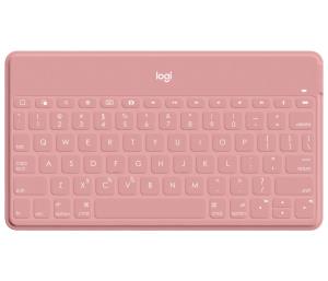 Keys-to-go Bluetooth Keyboard For Apple iPad/iPhone/TV - Blush Pink Qwerty UK