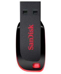 SanDisk Cruzer Blade - 64GB USB Stick - USB 2.0