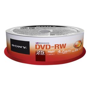 DVD-rw Media 4.7GB 4x 25pk Spindle