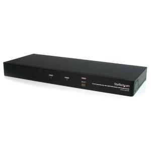 KVM Switch 2 Port Quad Monitor Dual-link DVI USB With Audio & Hub