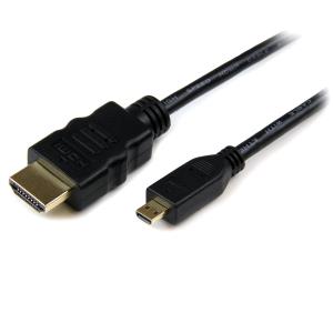 High Speed Hdmi Cable With Ethernet - Hdmi To Hdmi Micro - M/m 2m