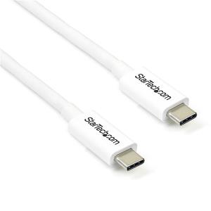 Thunderbolt 3 USB C Cable 20gbps 2m White