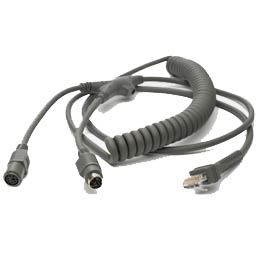 Keyboard Wedge Cable Ps/2 Power Port 2.7m Coiled