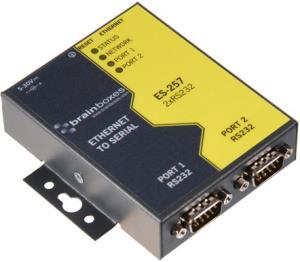 Brainboxes Ethernet To 2x Serial Adapter