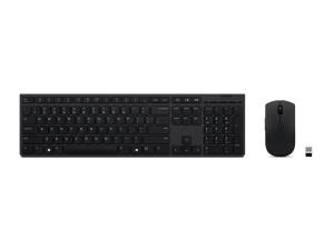 Professional Wireless Rechargeable Keyboard And Mouse - Qwerty US/Int'l