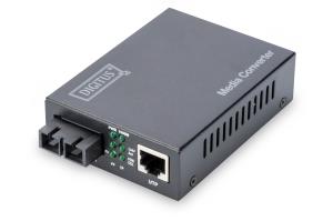 Professional Gigabit Media Converter, RJ45 / SC (DN-82121-1)