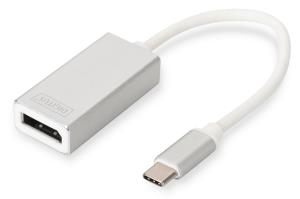 USB Type C 4K DP Adapter Aluminium Housing, 20cm cable length ChIPSet: VL100