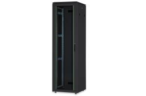 26U network cabinet 1342x600x800 mm, color black RAL 9005