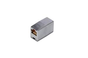 CAT 5e Modular Coupler, shielded RJ45 to RJ45