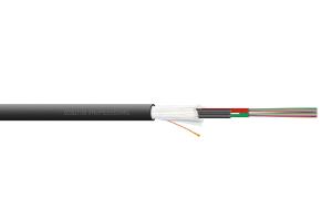 Installation Cable FO A-I-DQ(ZN)BH 24E9/125?, SM, OS2, 24 fibers Indoor/Outdoor, LSZH, Dca, black 1m