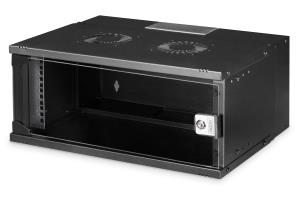 19IN 4U wall mounting cabinet - SOHO PRO 240 x 540 x 400mm black