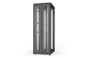 network cabinet Unique - 47U 2244x800x1000 mm double perf.doors no side panels black