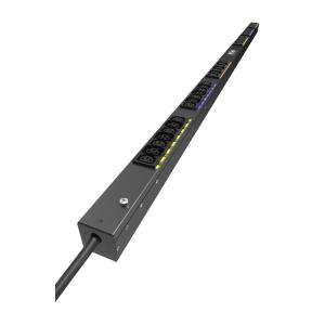 Basic G4 Rack PDU, 0U, 39U, IEC-60309 input, 3m cord, 3ph, 11kW, 16A, 415/240V, 42 outlets (24)C13, (18)C39