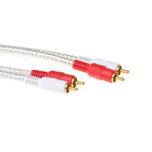 High Quality Audio Connection Cable 2x Rca Male - 2x Rca Male 2m