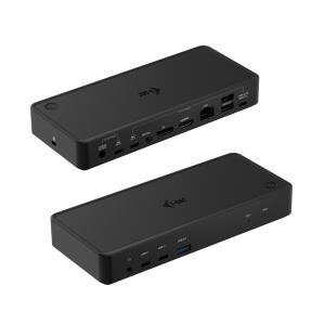 KVM Docking Station Thunderbolt - USB-c Dual Display - Power Delivery 65w With Universal Charger 100w