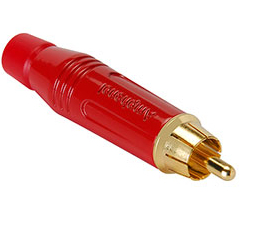 Rca Plug Male/ Acpr-red