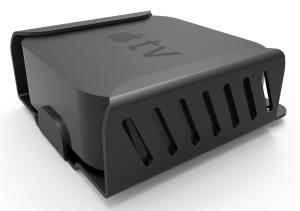 Mounting Kit ( Security Bracket ) For Apple Tv - High-grade Aluminium - Jet Black - Mount