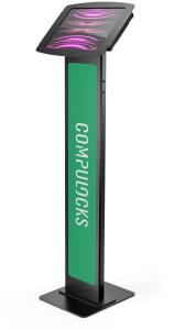 Bundle / BrandMe Floor Stand + Space Enclosure for iPad Pro 12.9in (3rd - 6th gen) - Black