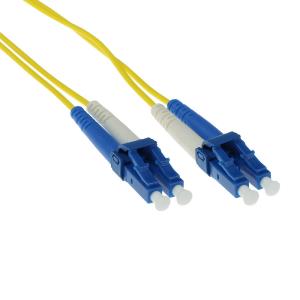 Fiber Patch Cable Duplex With Lc Connectors Lszh Singlemode 9/125 Os2 50cm