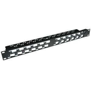 24 Port Keystone Jack 45 Degrees Patch Panel Without Connectors