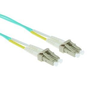 Fiber Patch Cable - LC - 50/125 OM3 Duplex - 45m - Aqua