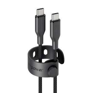 Data Transfer Cable - Racing USB-C to USB-C Cable 60W USB 2.0 2M Space Black