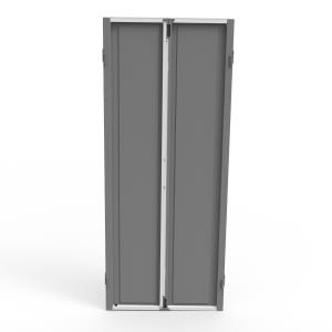 Cover Plate Cable Management - Double Door - 600mm - 42u - White